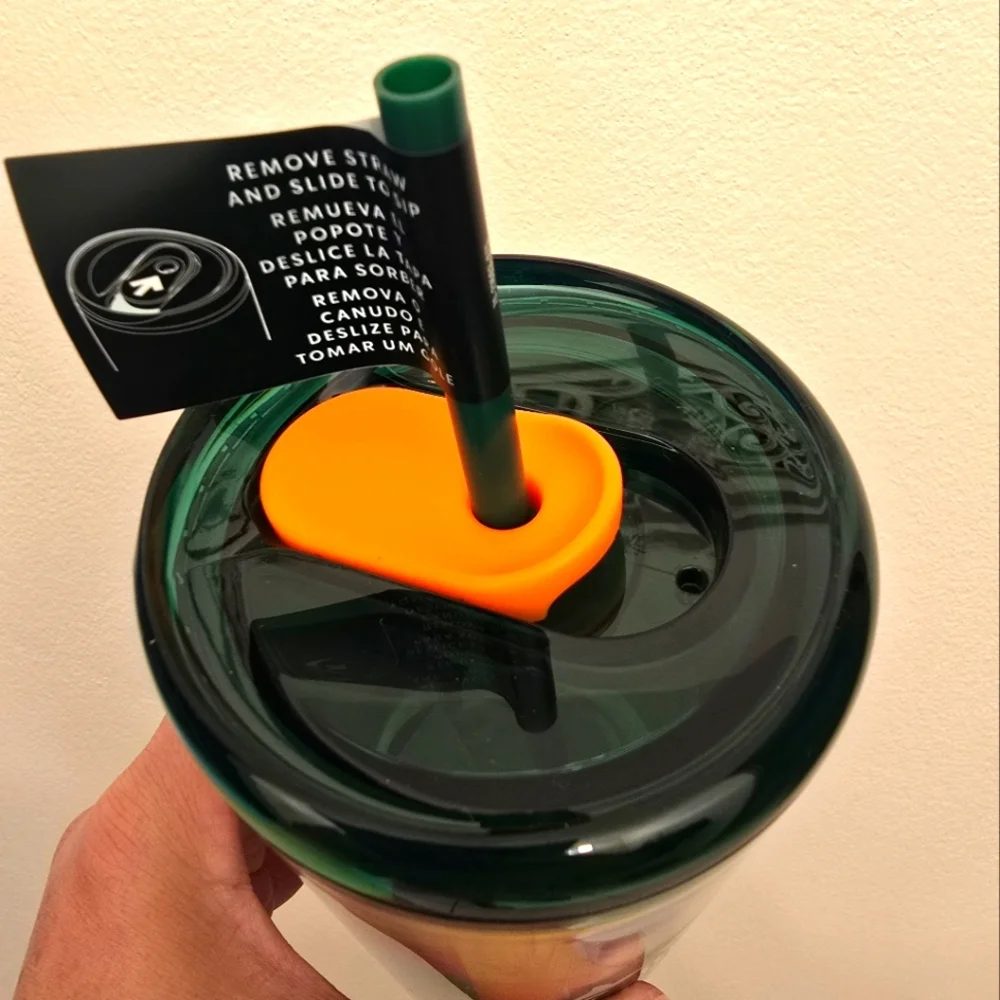 NWT Starbucks 2025 LATAM 2 In 1 Sip Or Straw Lid Venti Acrylic Tumbler